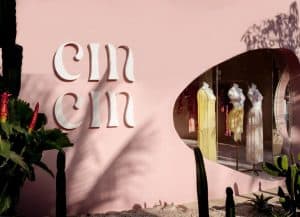Outdoor view of Cin Cin boutique in Canggu, Bali