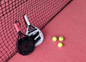 Padel rackets and accessories at Pro Padel in Canggu, Bali