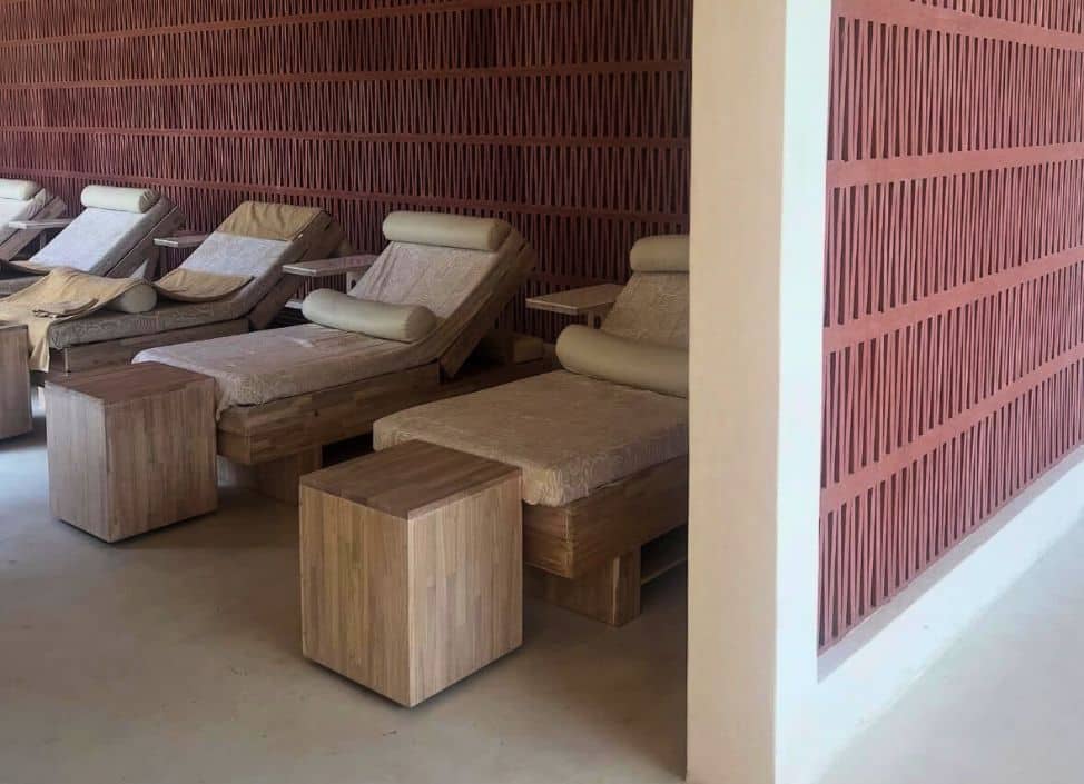 Interior of Spring Spa in Uluwatu, Bali with modern design and relaxing atmosphere