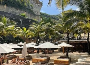 Palmilla Melasti beach club Bali cliffside pool ocean view