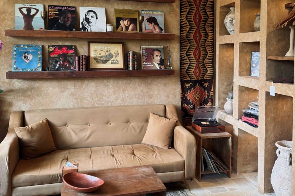 Interior decor at Fleur Café