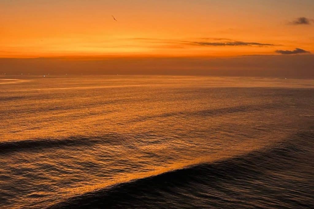 Secret sunset viewpoint in Uluwatu, Bali.