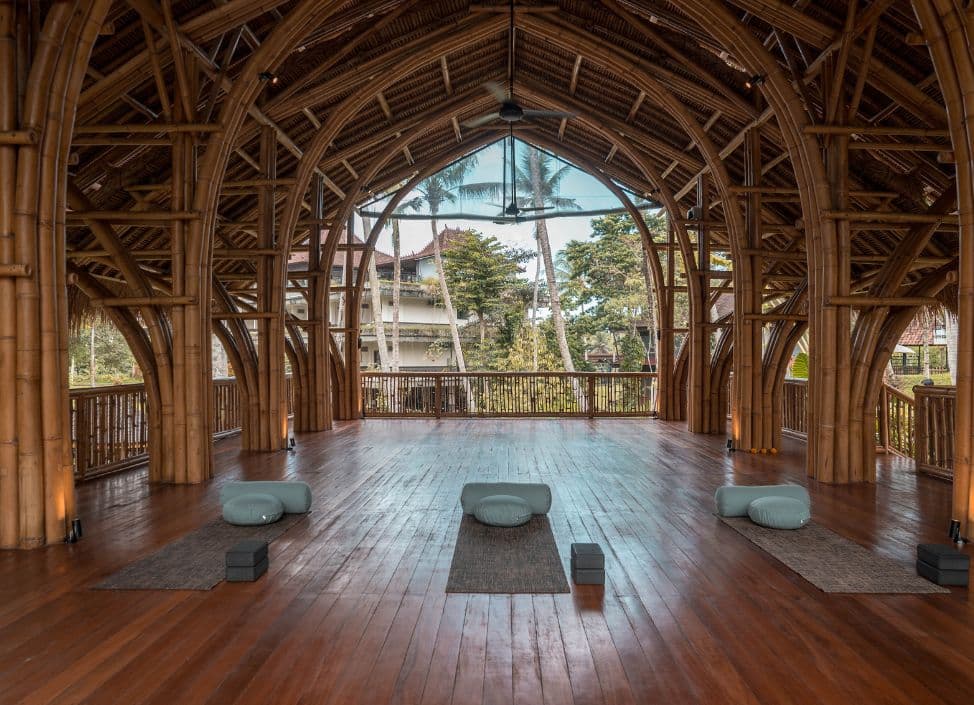 Serene yoga place at Lumeira Yoga