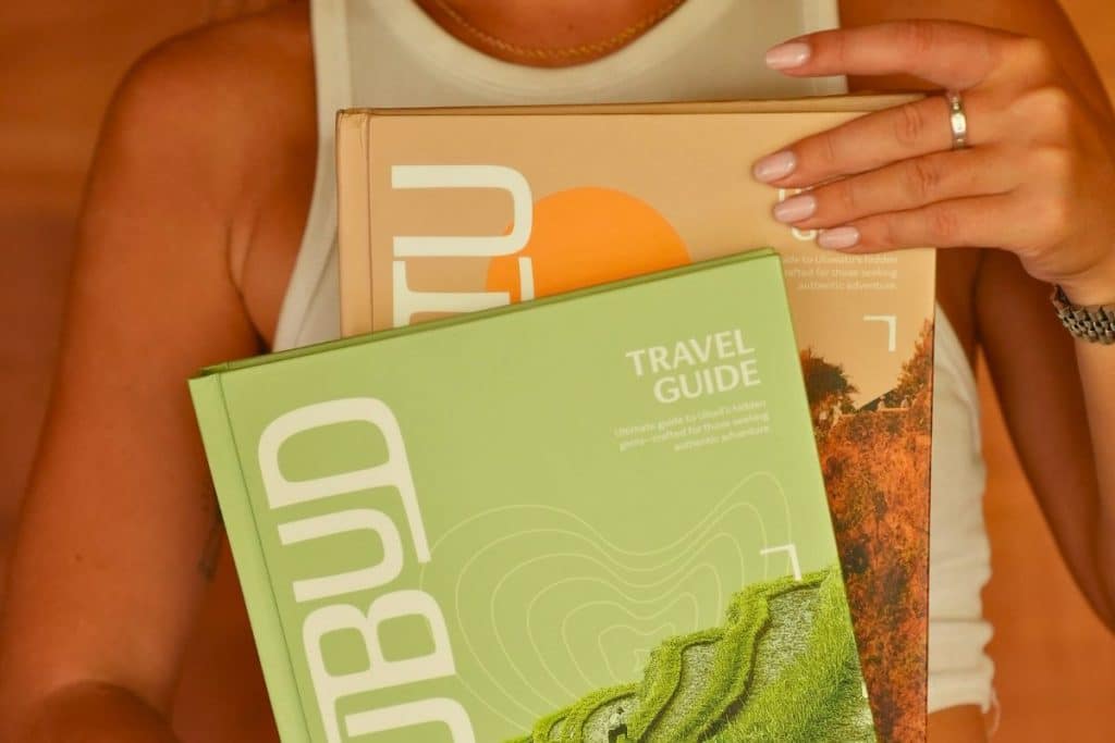 Ubud and Uluwatu guides in hands