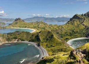 Komodo Islands Viewpoint – Three Seas in Different Colors