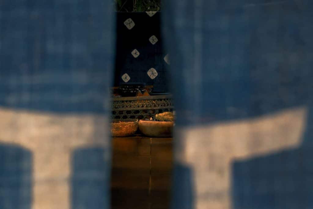 Tian Taru indigo workshop surrounded by nature near Ubud