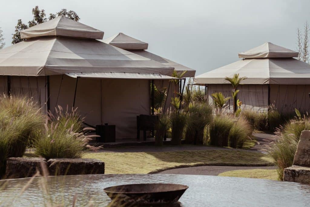Tents at Toteme Glamping in Kintamani, Bali