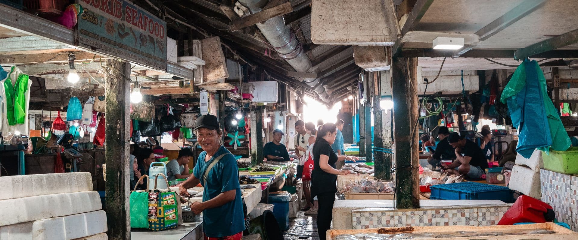 Kedonganan Fish Market in Jimbaran, Bali