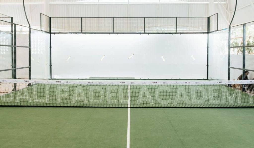 Padel court at Bali Padel Academy in Canggu, Bali