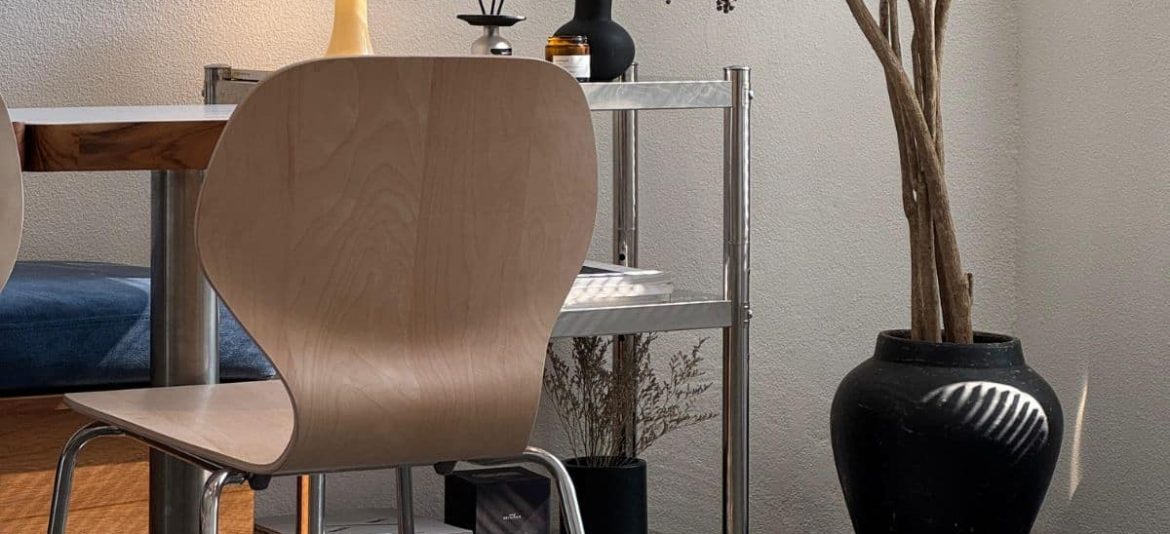 Elegant interior of Raincoat Coffee in Canggu