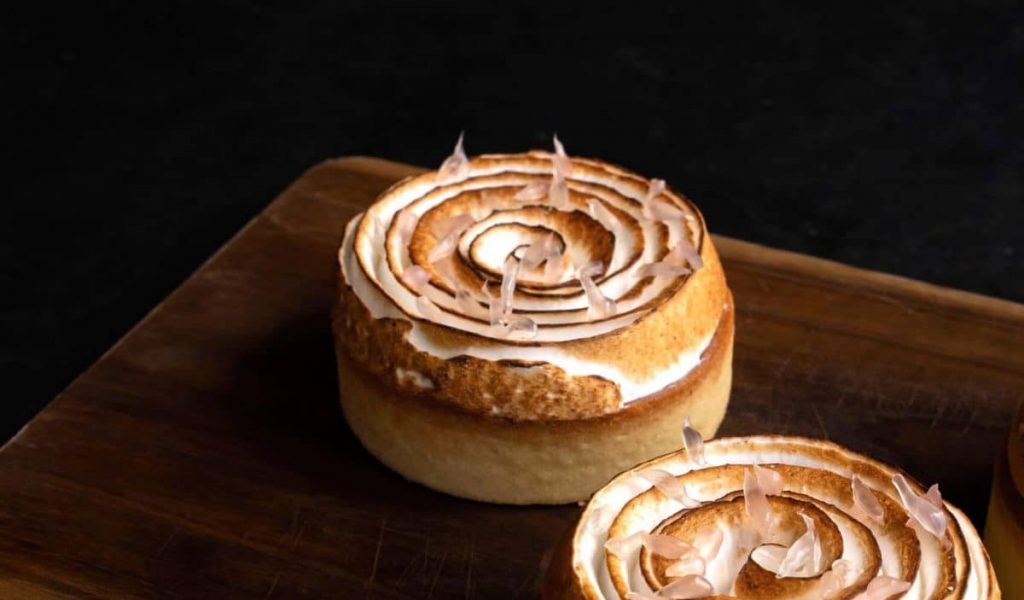 Freshly baked pastries displayed at Rusters café in Ubud