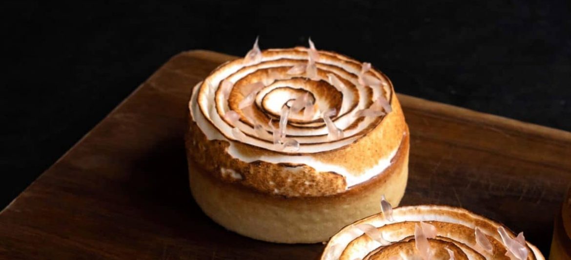 Freshly baked pastries displayed at Rusters café in Ubud