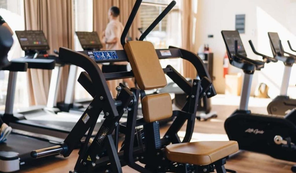 Bali Social Club gym interior with modern fitness equipment