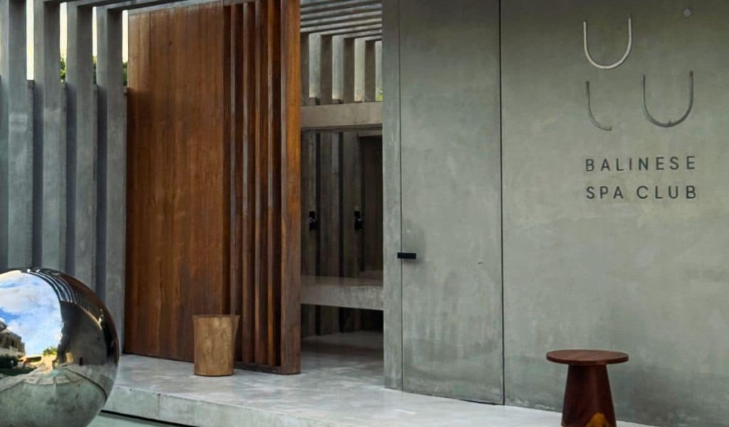 Outdoor treatment area at Ulu Spa in Canggu