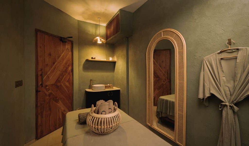 Massage treatment setup at You Spa in Canggu