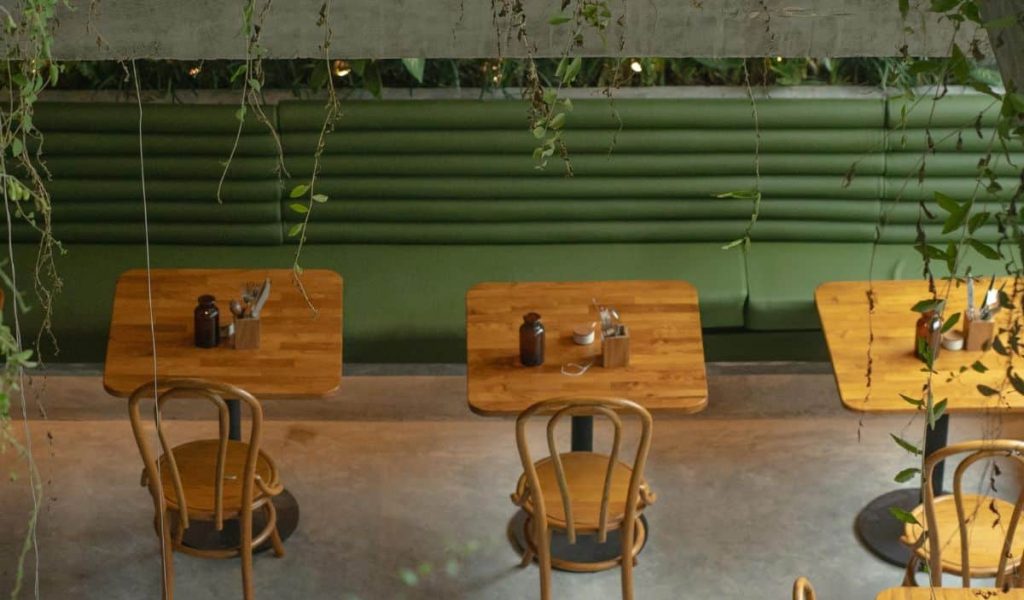 Interior of Artisan Bingin café