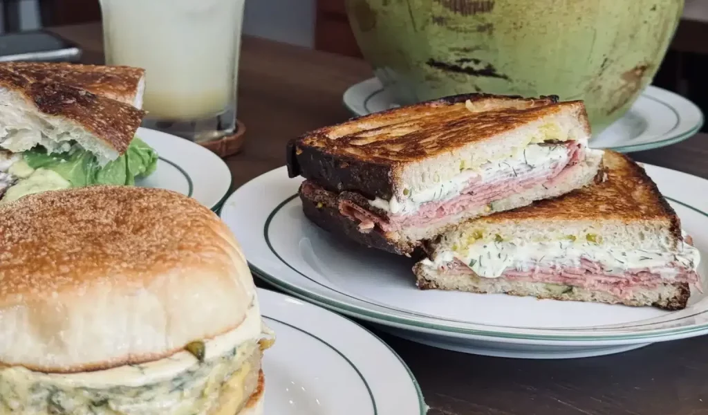 Deli-style sandwich served at Deli Sandwich Bali