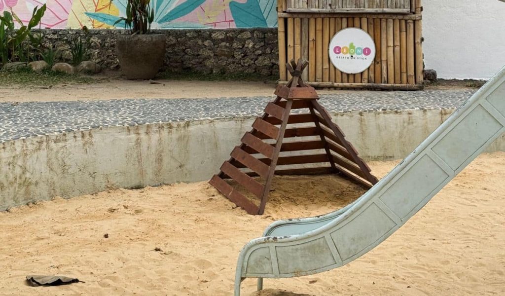 Playground area at Ohana Café in Bali.