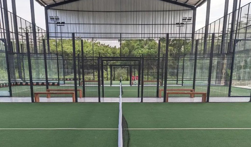 Professional padel courts at Island Padel in Uluwatu, Bali