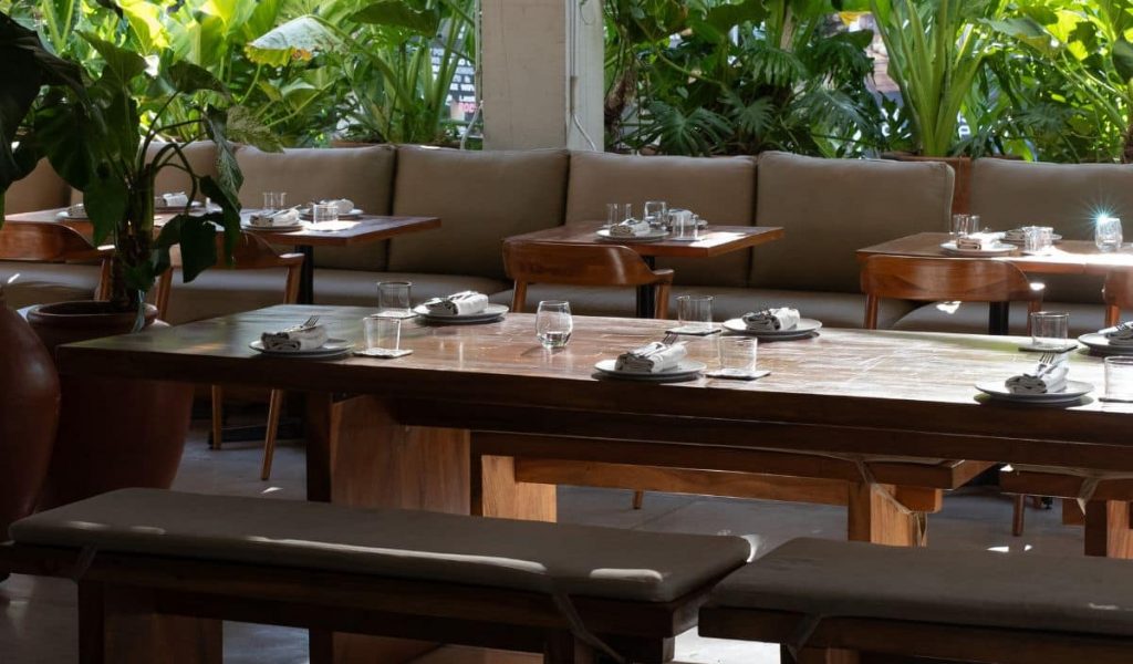 Masonry restaurant in Uluwatu wood-fired dining