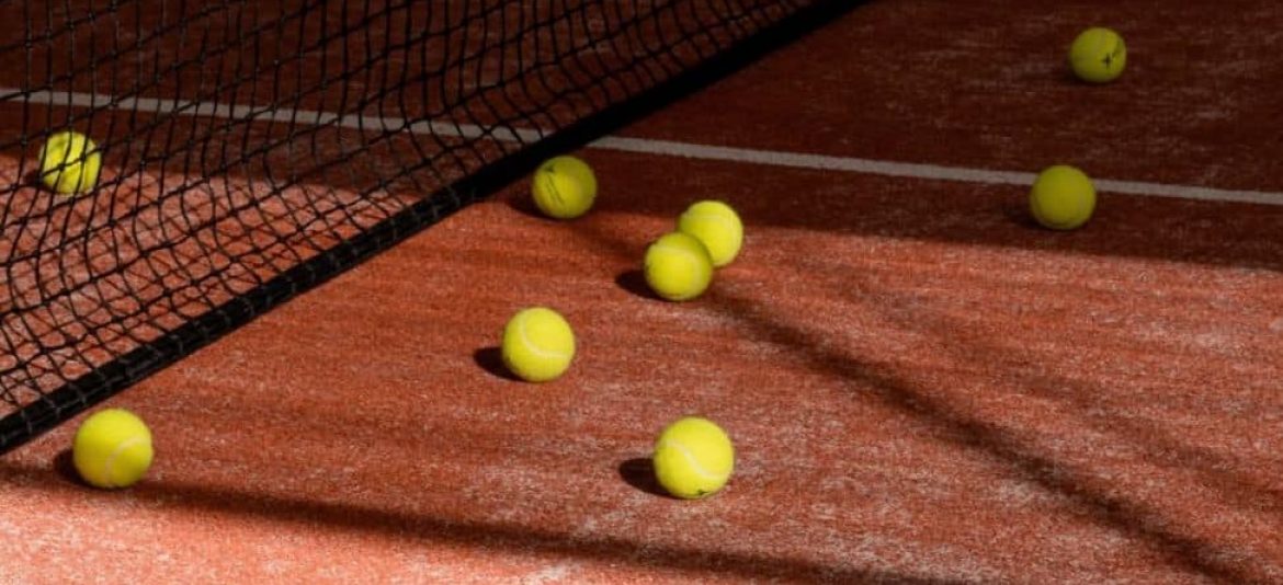 Close-up of padel court and ball at Nusa Padel Club, Uluwatu