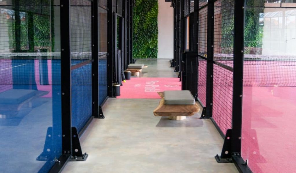 Professional padel court at Pro Padel in Canggu, Bali