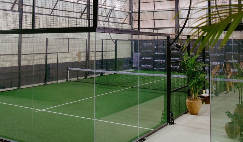 Rodri Ovide Padel courts in Ubud surrounded by tropical greenery