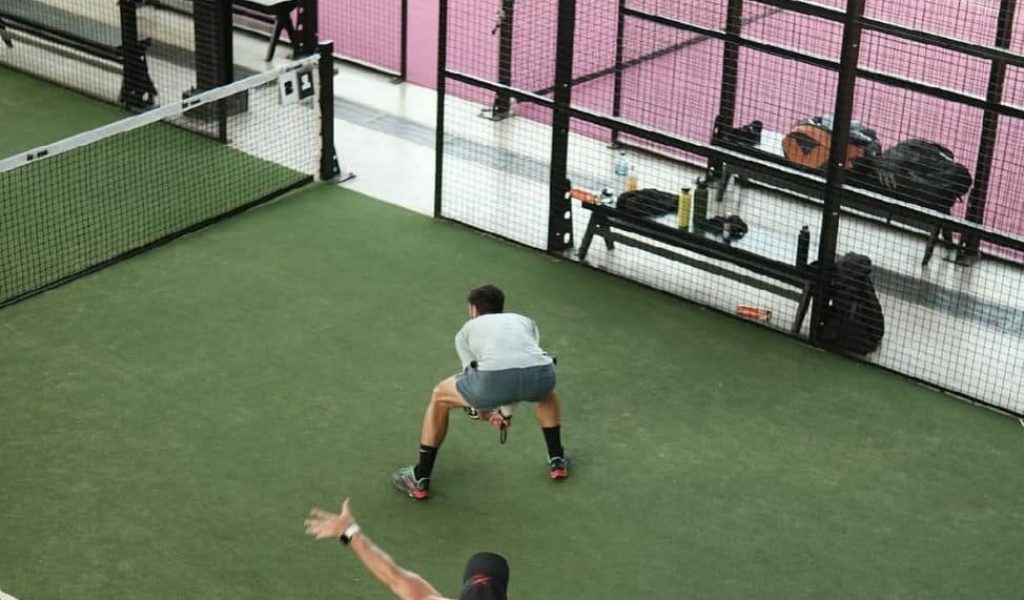 Professional pink padel courts at The Ground in Uluwatu, Bali