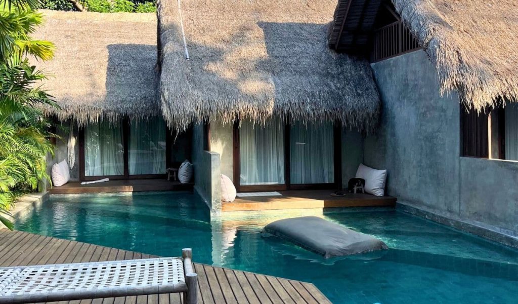 Boutique hotel room with colorful Mexican-inspired decor at Ronja